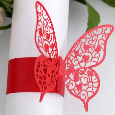 50 gab. Salvešu gredzeni Kāzu dzimšanas dienas Ziemassvētku vakariņas Mājas galda noformējums Salvešu gredzenu turētāji Ballīšu piederumi