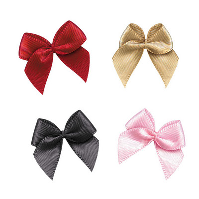 50Pcs Hand Satin Ribbon Bows DIY Craft Supplie Wedding Party Decor Gift Packing Bowknots Sewing Headwear Accessories Appliques