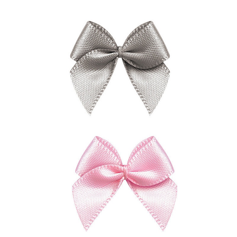 50Gb Rokas Satīna Lentes Loki DIY Amatniecības piederumi Kāzu ballītes Dekors Dāvanu Iepakojums Bowknots Šūšana Galvassegas Aksesuāri Aplikācijas