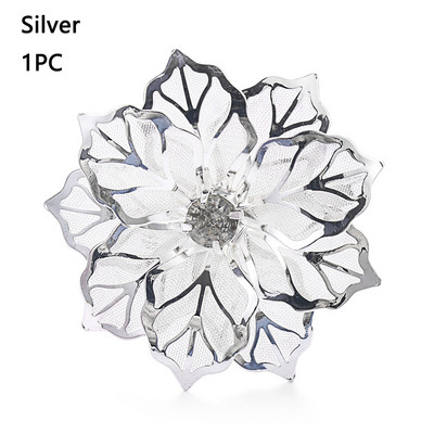 1/6 TK kirjad Salvrätikurõngad Õõnes kristallist lillega salvrätik Pandlaga Restoran Hotelli käterätikuhoidja Lauakaunistus Köögividinad