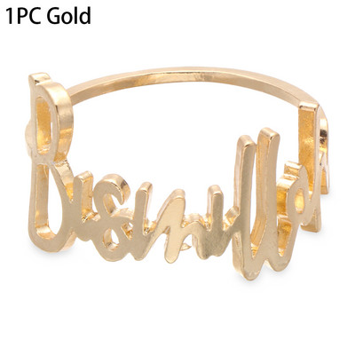 1/6 TK kirjad Salvrätikurõngad Õõnes kristallist lillega salvrätik Pandlaga Restoran Hotelli käterätikuhoidja Lauakaunistus Köögividinad