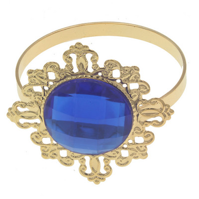 24gab Zelta salvešu gredzeni kāzām virtuves galdam, akrila salvetes turētājs vakariņu iekārtai, strasu dekorēšanai.