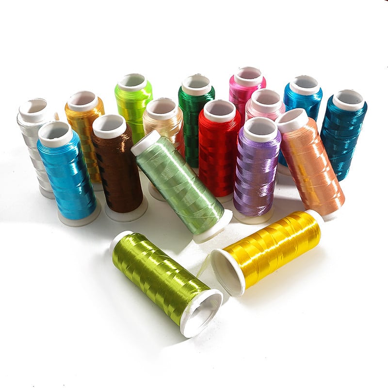 1600 metri ar vienu pavedienu savīti zīda pavedieni, ar rokām darinātas matu sprādzes un matu aksesuāri materiālu iepakojuma piederumi