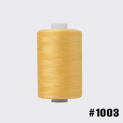 Sadzīves daudzfunkcionāls poliestera šujamais diegi kopēšanas vītne 402 lock hem diegu vatēšana 1000 jardu šūšanas diegi