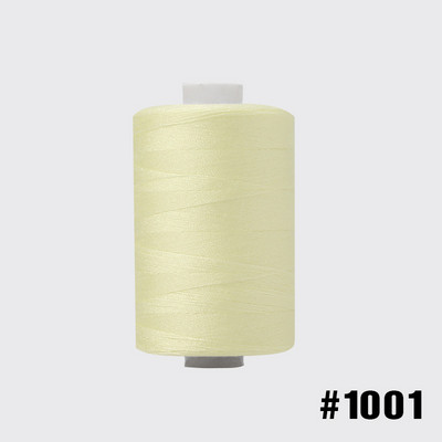 Sadzīves daudzfunkcionāls poliestera šujamais diegi kopēšanas vītne 402 lock hem diegu vatēšana 1000 jardu šūšanas diegi