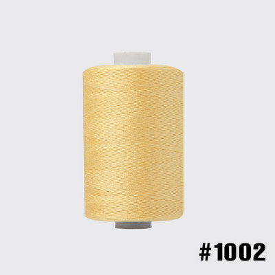 Sadzīves daudzfunkcionāls poliestera šujamais diegi kopēšanas vītne 402 lock hem diegu vatēšana 1000 jardu šūšanas diegi