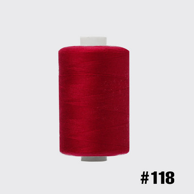 Sadzīves daudzfunkcionāls poliestera šujamais diegi kopēšanas vītne 402 lock hem diegu vatēšana 1000 jardu šūšanas diegi