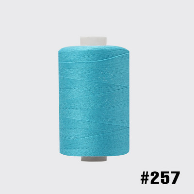 Sadzīves daudzfunkcionāls poliestera šujamais diegi kopēšanas vītne 402 lock hem diegu vatēšana 1000 jardu šūšanas diegi