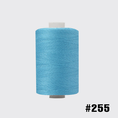 Sadzīves daudzfunkcionāls poliestera šujamais diegi kopēšanas vītne 402 lock hem diegu vatēšana 1000 jardu šūšanas diegi