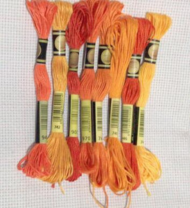 8vnt./rinkinys Panašūs DMC siūlai kryžminio dygsnio siūlas medvilnė 8 metrai siuvinėjimas siūlas siūlas siuvimo sruogos amatų mezgimas 5