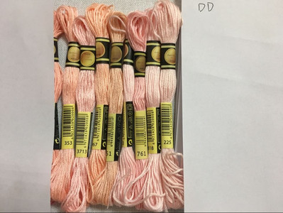 8vnt./rinkinys Panašūs DMC siūlai kryžminio dygsnio siūlas medvilnė 8 metrai siuvinėjimas siūlas siūlas siuvimo sruogos amatų mezgimas 5