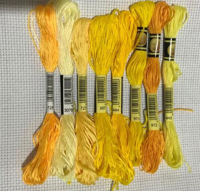 8vnt./rinkinys Panašūs DMC siūlai kryžminio dygsnio siūlas medvilnė 8 metrai siuvinėjimas siūlas siūlas siuvimo sruogos amatų mezgimas 5