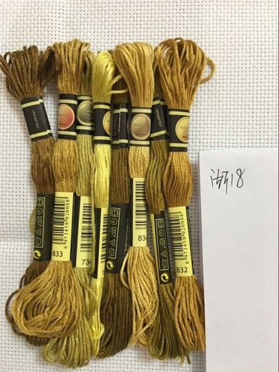 8vnt./rinkinys Panašūs DMC siūlai kryžminio dygsnio siūlas medvilnė 8 metrai siuvinėjimas siūlas siūlas siuvimo sruogos amatų mezgimas 5