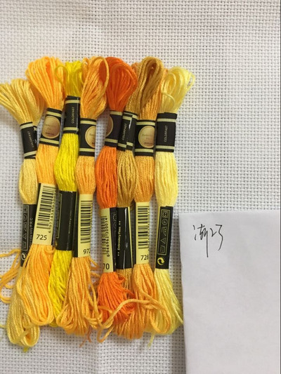 8vnt./rinkinys Panašūs DMC siūlai kryžminio dygsnio siūlas medvilnė 8 metrai siuvinėjimas siūlas siūlas siuvimo sruogos amatų mezgimas 5