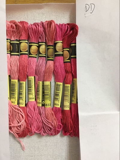 8vnt./rinkinys Panašūs DMC siūlai kryžminio dygsnio siūlas medvilnė 8 metrai siuvinėjimas siūlas siūlas siuvimo sruogos amatų mezgimas 5