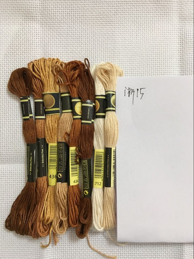 8vnt./rinkinys Panašūs DMC siūlai kryžminio dygsnio siūlas medvilnė 8 metrai siuvinėjimas siūlas siūlas siuvimo sruogos amatų mezgimas 5