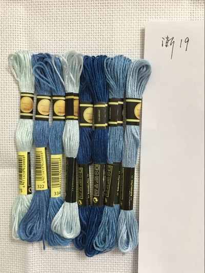 8vnt./rinkinys Panašūs DMC siūlai kryžminio dygsnio siūlas medvilnė 8 metrai siuvinėjimas siūlas siūlas siuvimo sruogos amatų mezgimas 5