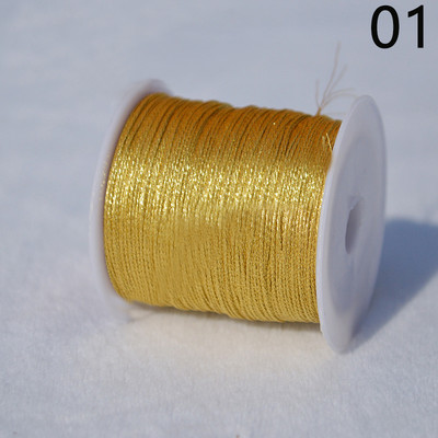 25-100 μέτρα Σχοινί Χρυσό Ασημένιο Κόκκινο Κορδόνι Κορδόνι Λουράκι κορδόνι DIY Κολιέ Βραχιόλι Σχοινί Ετικέτα Δώρο Διακόσμηση