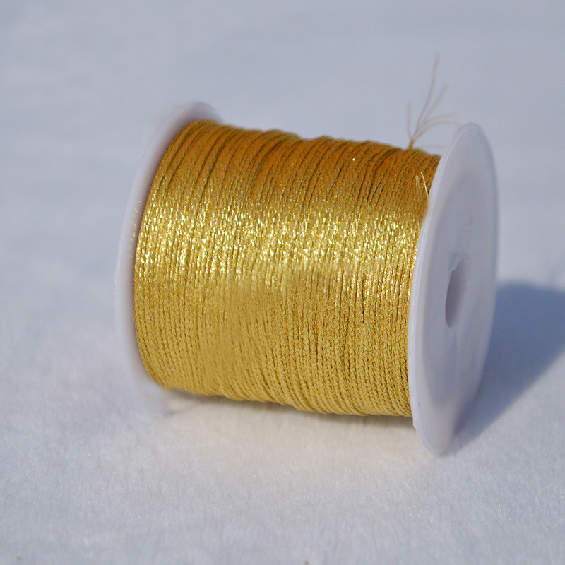 25-100 μέτρα Σχοινί Χρυσό Ασημένιο Κόκκινο Κορδόνι Κορδόνι Λουράκι κορδόνι DIY Κολιέ Βραχιόλι Σχοινί Ετικέτα Δώρο Διακόσμηση