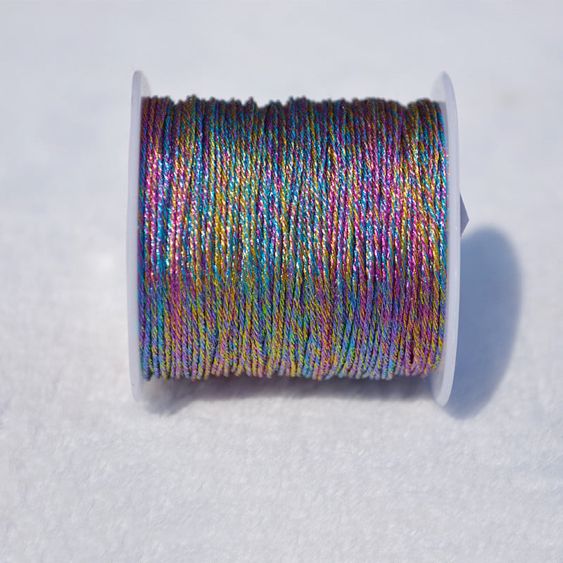 25-100 μέτρα Σχοινί Χρυσό Ασημένιο Κόκκινο Κορδόνι Κορδόνι Λουράκι κορδόνι DIY Κολιέ Βραχιόλι Σχοινί Ετικέτα Δώρο Διακόσμηση