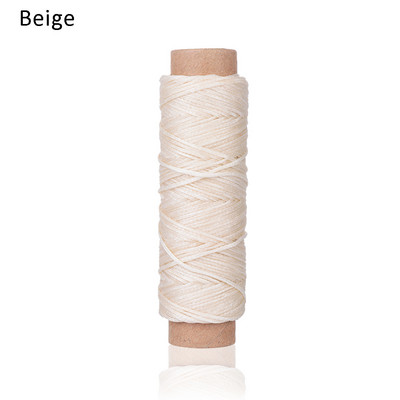 30 m / ritinys 1 mm patvarus vaškuotas siūlas Medvilninis laido dirželis Rankų siuvimo siūlas odai medžiaga Priedai Rankų darbo įrankis