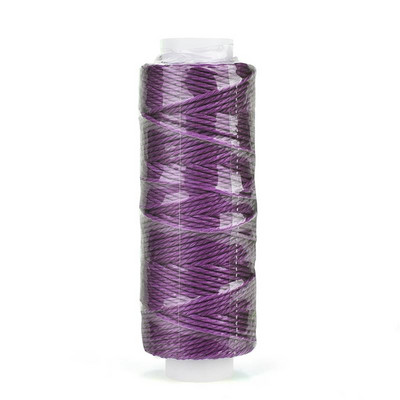 0,65 mm odinis vaškuotas siūlas, skirtas „pasidaryk pats“ rankdarbių įrankiui, 25 metrų apvali vaškuota siuvimo linija, 32 spalvų