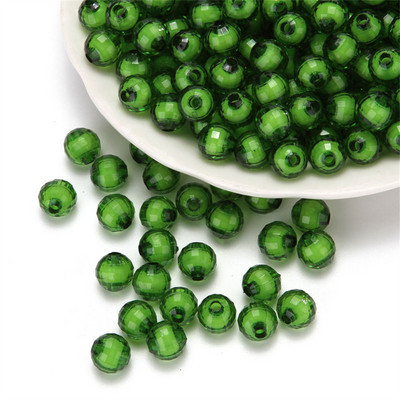 8–12 mm DIY, ar rokām izrotītas akrila pērlītes, materiāls 96 sējmateriāls. Materiāls Zemes krelles Vidējas