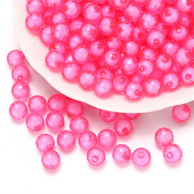 8–12 mm DIY, ar rokām izrotītas akrila pērlītes, materiāls 96 sējmateriāls. Materiāls Zemes krelles Vidējas