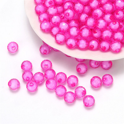 8–12 mm DIY, ar rokām izrotītas akrila pērlītes, materiāls 96 sējmateriāls. Materiāls Zemes krelles Vidējas