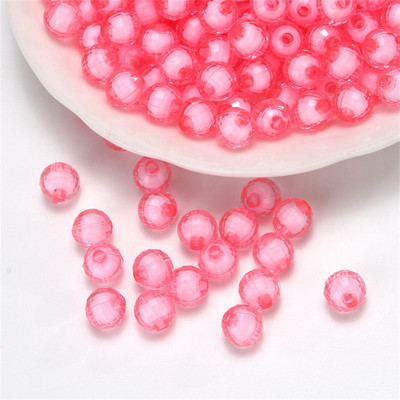 8–12 mm DIY, ar rokām izrotītas akrila pērlītes, materiāls 96 sējmateriāls. Materiāls Zemes krelles Vidējas