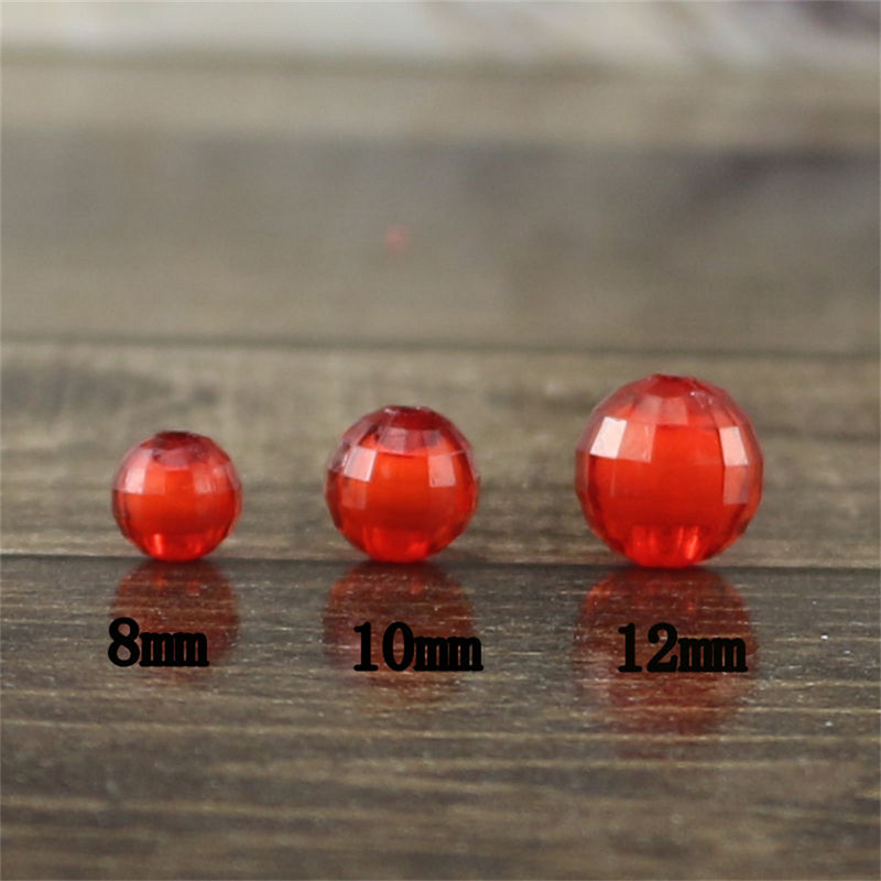 8–12 mm DIY, ar rokām izrotītas akrila pērlītes, materiāls 96 sējmateriāls. Materiāls Zemes krelles Vidējas