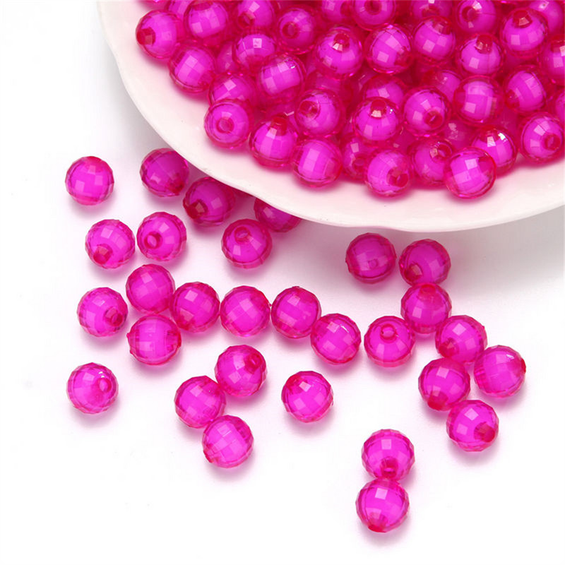 8–12 mm DIY, ar rokām izrotītas akrila pērlītes, materiāls 96 sējmateriāls. Materiāls Zemes krelles Vidējas