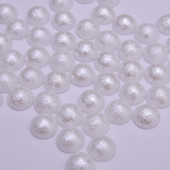 Sajauc 3 mm–12 mm balts/ziloņkaula ABS imitācijas pusapaļas pērļu krelles, vaļīgas krelles nagu mākslai DIY amatniecības albuma dekorēšanai