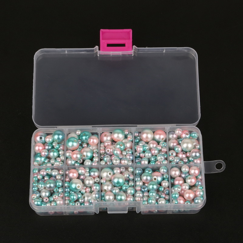 350 τμχ 4-10 χιλιοστά απομίμηση ABS Pearl Beads Rainbow Μικτού μεγέθους Στρογγυλές Χαλαρές Χάντρες για Αξεσουάρ ενδυμάτων DIY Craft, δεν περιλαμβάνουν κουτιά