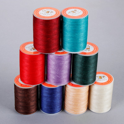 Hot Polyester Thread For Sewing Machine 120 Meters 0.55mm DIY Handicraft Leather Tool Waxed Thread For Sewing Cord Wholesale