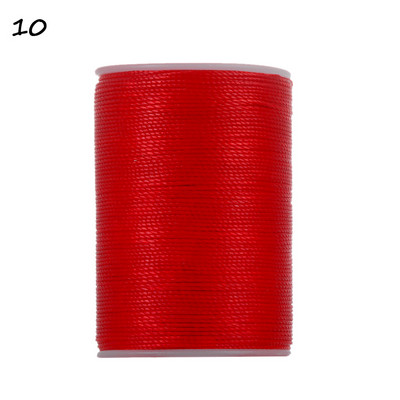 Kuum polüesterniit õmblusmasinale 120 meetrit 0,55 mm DIY käsitöönahast tööriist Vahatatud niit õmblusnööri hulgimüük