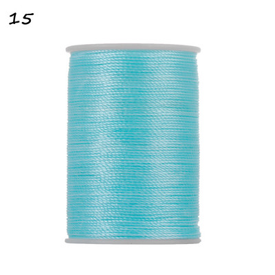 Kuum polüesterniit õmblusmasinale 120 meetrit 0,55 mm DIY käsitöönahast tööriist Vahatatud niit õmblusnööri hulgimüük