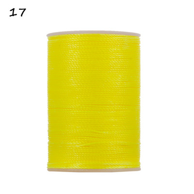 Kuum polüesterniit õmblusmasinale 120 meetrit 0,55 mm DIY käsitöönahast tööriist Vahatatud niit õmblusnööri hulgimüük