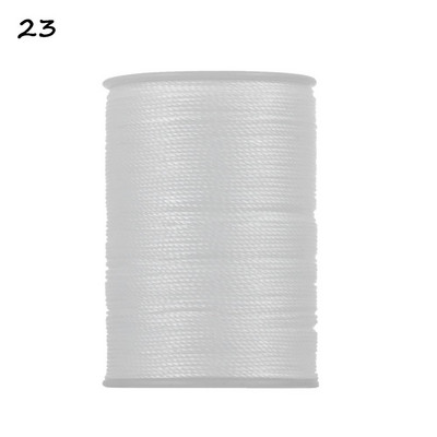 Kuum polüesterniit õmblusmasinale 120 meetrit 0,55 mm DIY käsitöönahast tööriist Vahatatud niit õmblusnööri hulgimüük