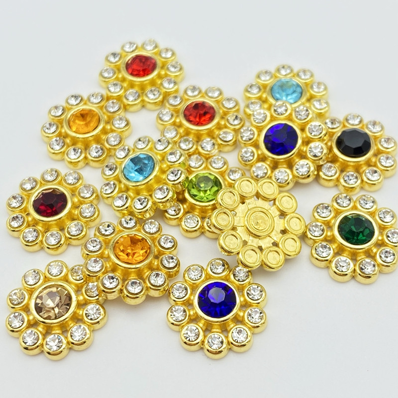 30 gab. jaukta krāsa ar spīdīgiem dimantiem, sveķu ziedi, plakanā mugura, kabošona, piespraužami, matu sprādzes, rotājumi, krelles G33