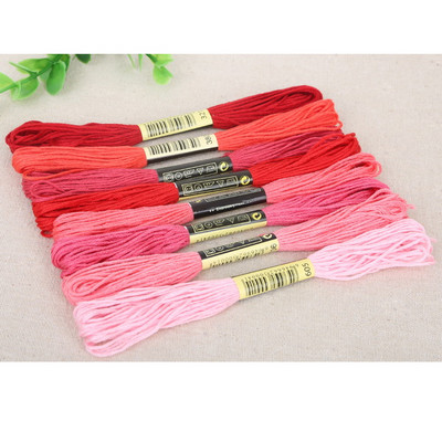 cxc Daugiaspalvis 8 vnt. Panašūs DMC siūlai kryžminio dygsnio medvilnės siuvimo sruogos Siuvinėjimo siūlų siūlų rinkinys „Pasidaryk pats“ siuvimo įrankiai