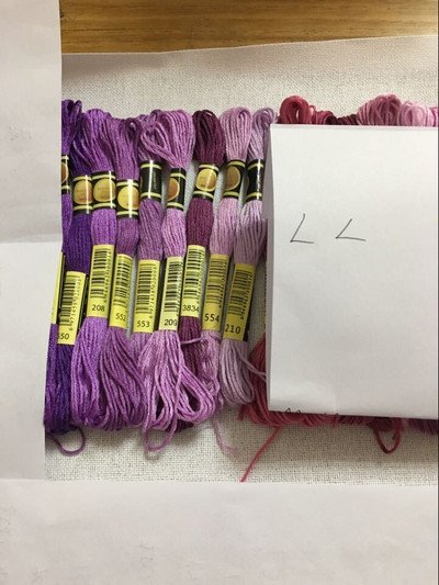 cxc Daugiaspalvis 8 vnt. Panašūs DMC siūlai kryžminio dygsnio medvilnės siuvimo sruogos Siuvinėjimo siūlų siūlų rinkinys „Pasidaryk pats“ siuvimo įrankiai