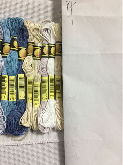 cxc Daugiaspalvis 8 vnt. Panašūs DMC siūlai kryžminio dygsnio medvilnės siuvimo sruogos Siuvinėjimo siūlų siūlų rinkinys „Pasidaryk pats“ siuvimo įrankiai