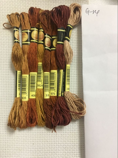 cxc Daugiaspalvis 8 vnt. Panašūs DMC siūlai kryžminio dygsnio medvilnės siuvimo sruogos Siuvinėjimo siūlų siūlų rinkinys „Pasidaryk pats“ siuvimo įrankiai