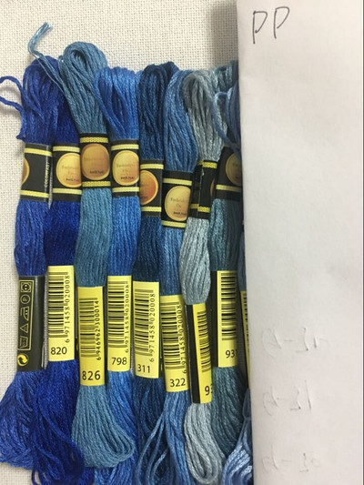 cxc Daugiaspalvis 8 vnt. Panašūs DMC siūlai kryžminio dygsnio medvilnės siuvimo sruogos Siuvinėjimo siūlų siūlų rinkinys „Pasidaryk pats“ siuvimo įrankiai