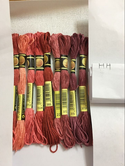 cxc Daugiaspalvis 8 vnt. Panašūs DMC siūlai kryžminio dygsnio medvilnės siuvimo sruogos Siuvinėjimo siūlų siūlų rinkinys „Pasidaryk pats“ siuvimo įrankiai