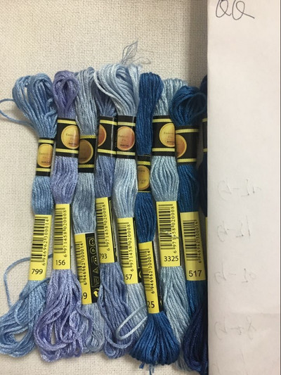 cxc Daugiaspalvis 8 vnt. Panašūs DMC siūlai kryžminio dygsnio medvilnės siuvimo sruogos Siuvinėjimo siūlų siūlų rinkinys „Pasidaryk pats“ siuvimo įrankiai