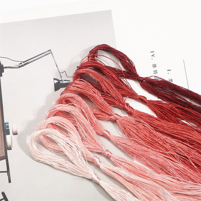 7-8 τμχ/σακούλα Κέντημα μεταξωτό 100% Κλωστή από μετάξι Σπείρα Κέντημα Μικρά ραβδιά Κεντήματος Χεριού Κέντημα Σταυροβελονιά 20μ/τεμ