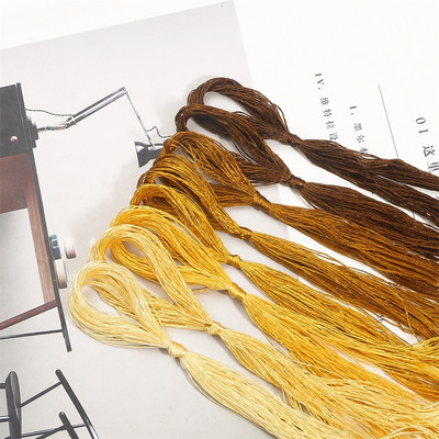 7-8 τμχ/σακούλα Κέντημα μεταξωτό 100% Κλωστή από μετάξι Σπείρα Κέντημα Μικρά ραβδιά Κεντήματος Χεριού Κέντημα Σταυροβελονιά 20μ/τεμ