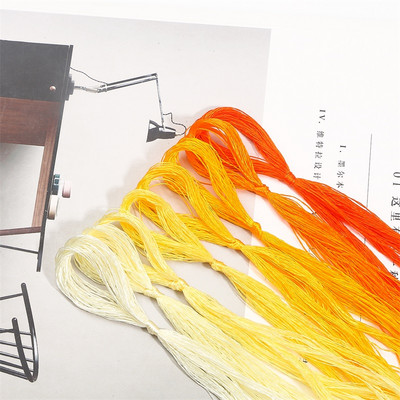 7-8 τμχ/σακούλα Κέντημα μεταξωτό 100% Κλωστή από μετάξι Σπείρα Κέντημα Μικρά ραβδιά Κεντήματος Χεριού Κέντημα Σταυροβελονιά 20μ/τεμ